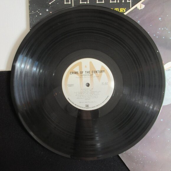 Supertramp, Crime of the Century, VG+, Vintage, Vinyl, Album, Music, 70s - Picture 5 of 12
